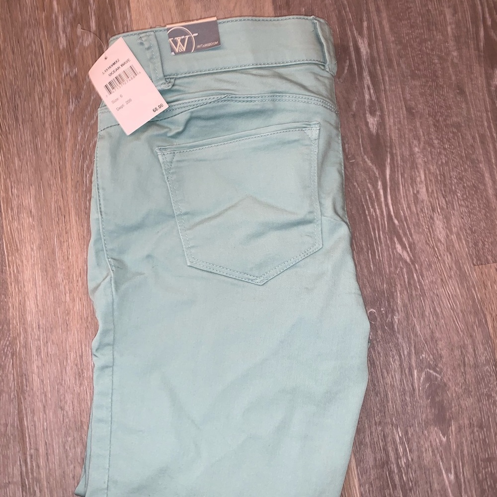 Wit and Wisdom Mint Jeggings